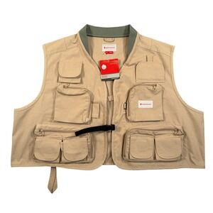 Redington Blackfoot River Vest Mens Tan 2XL/3XL Fishing Utility Gorpcore NEW